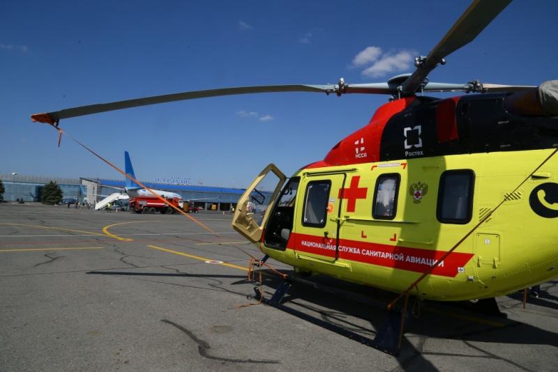 Вертолёт санавиации спас астраханку с инфарктом миокарда