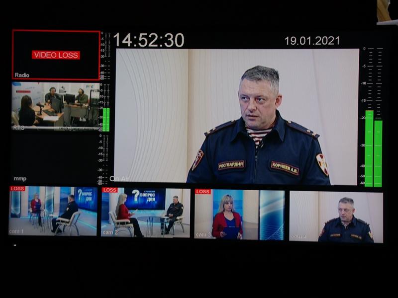 Начальник Центра лицензионно-разрешительной работы Росгвардии по Хакасии рассказал телезрителям о правилах оборота оружия