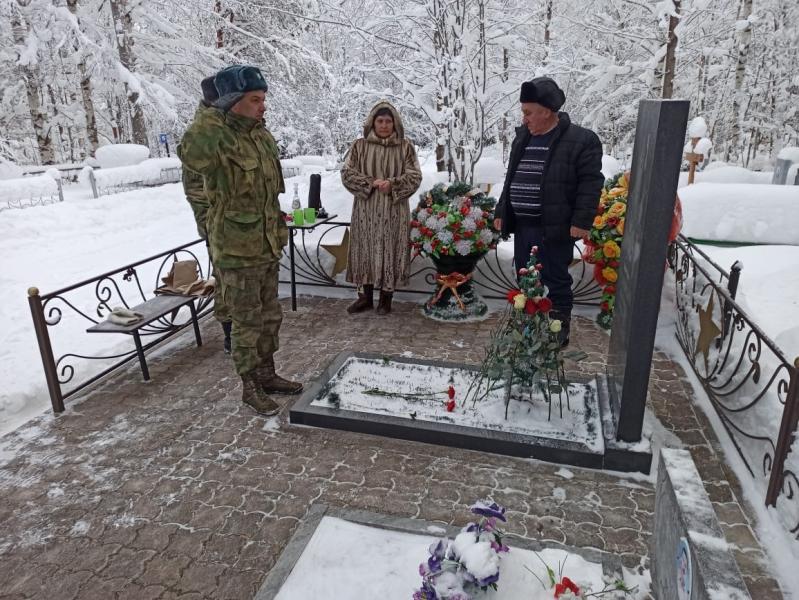 Офицеры Центра подготовки личного состава СЗО Росгвардии почтили память Героя Российской Федерации