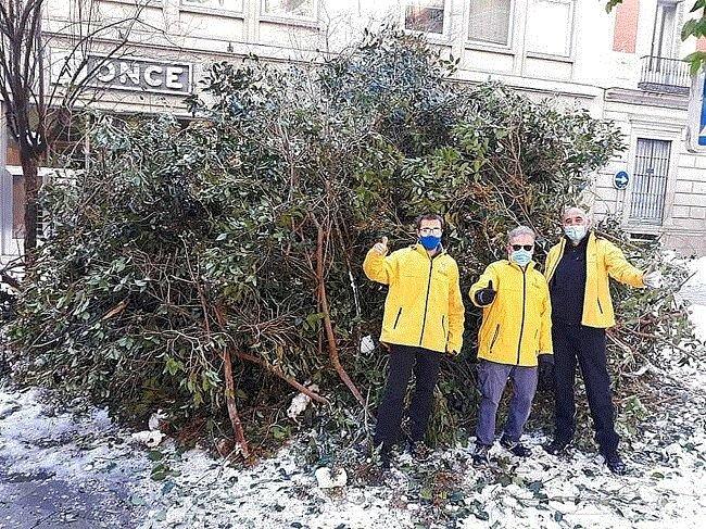 Как снежная буря «Филомена» засыпала Испанию, и как волонтеры помогали с этим справиться