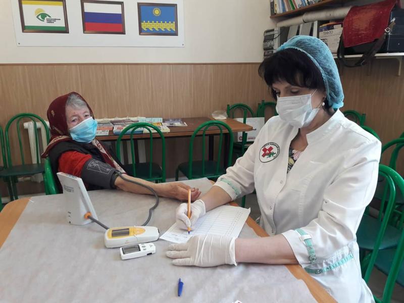 Медики Анапы провели профилактический осмотр во Всероссийском обществе слепых