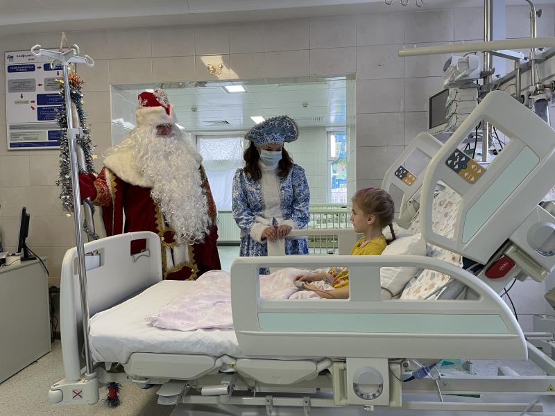 Акция «Добрые дела с Росгвардией» прошла в иркутской детской больнице