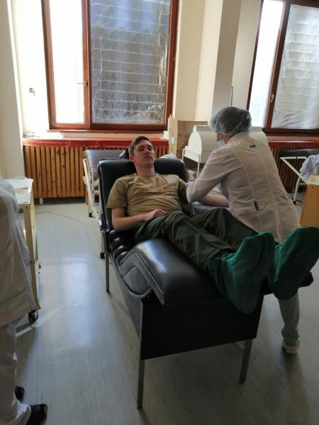 В Ростовской области военные следователи стали донорами крови