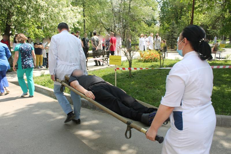 Учебная эвакуация прошла в Ставропольской психиатрической больнице №1
