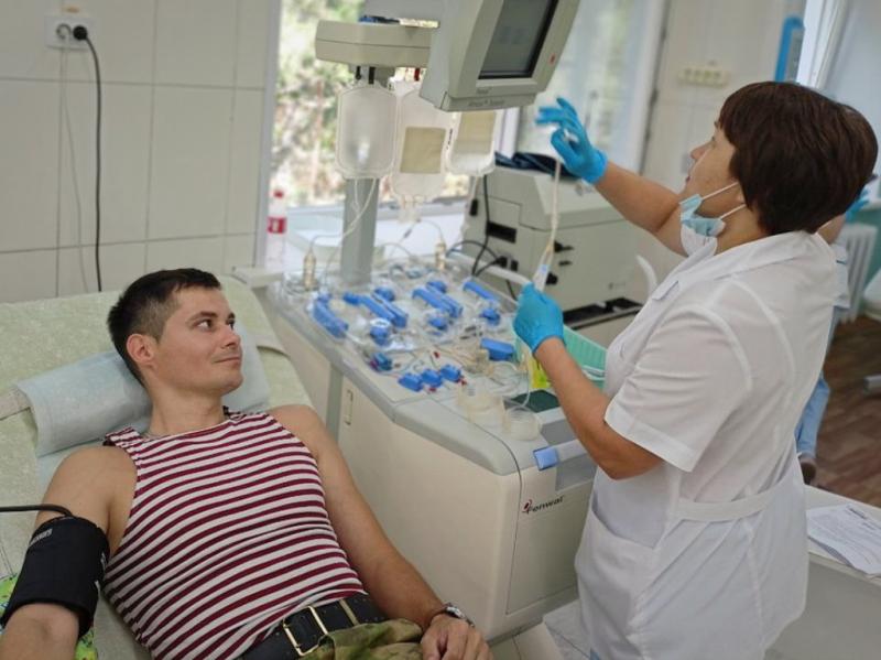 Росгвардейцы в Хакасии сдали кровь для нужд медицинских учреждений региона