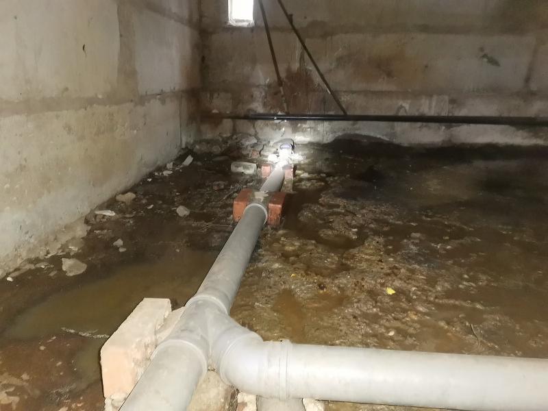 Антисанитария и смрад: в Воронеже коммунальщики утопили в нечистотах подвалы двух многоэтажек