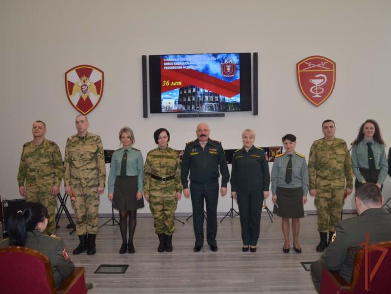 Врио командующего Уральским округом Росгвардии поздравил военный клинический госпиталь с годовщиной создания