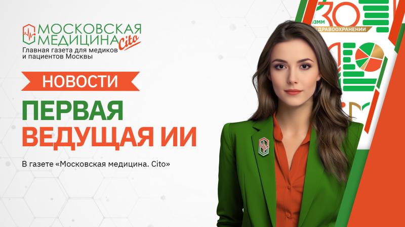 НИИОЗММ представил первую в истории московского здравоохранения ИИ-ведущую!