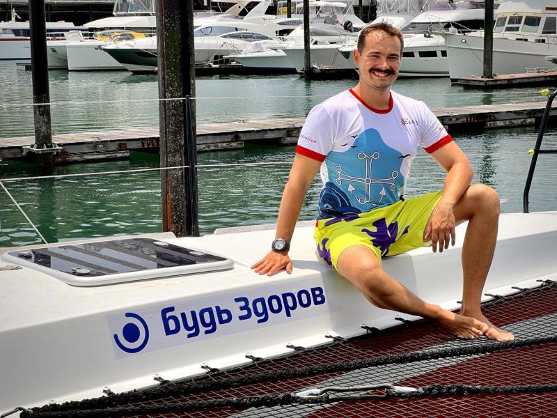 Экипаж Второй кругосветной экспедиции «Клуба 5 Океанов» при поддержке сети клиник «Будь Здоров» завершил первый этап путешествия