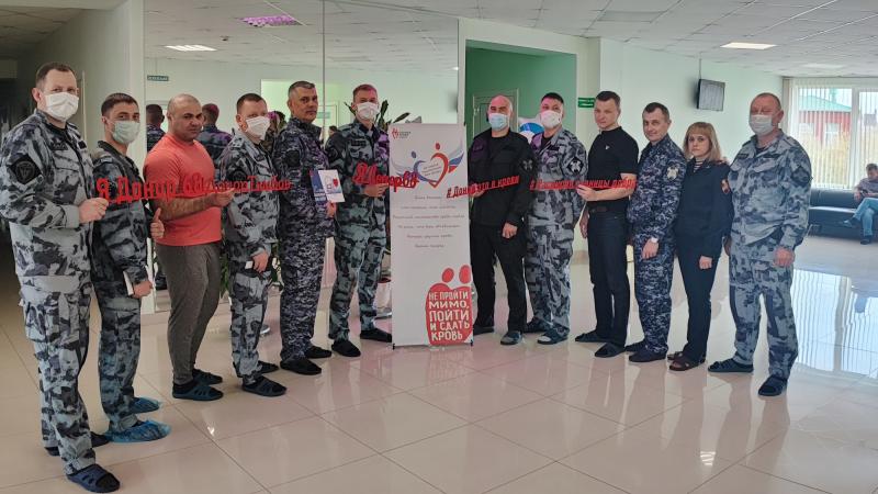 Росгвардейцы присоединились к донорской акции «От сердца к сердцу» в Тамбове