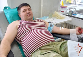 Росгвардейцы в Кургане присоединились к донорской акции «От сердца к сердцу»