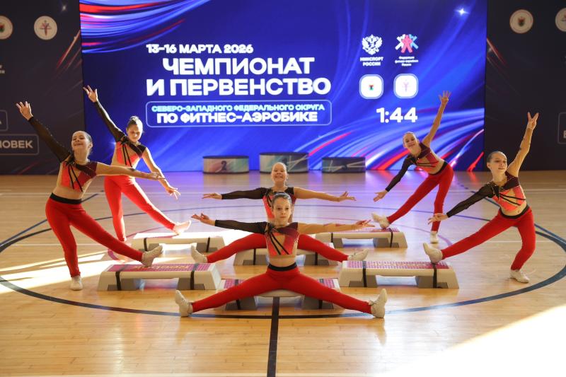 В Карелии разыграли путевки на Чемпионат России по фитнес-аэробике